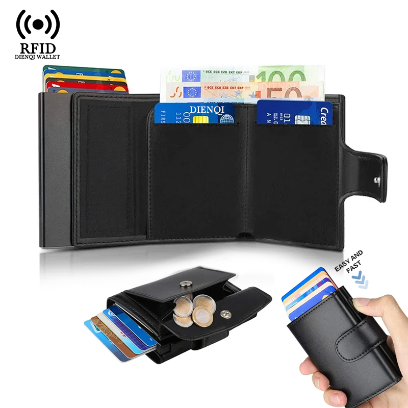 Passport Holder Rfid - Metal Business Card Case Rfid Credit