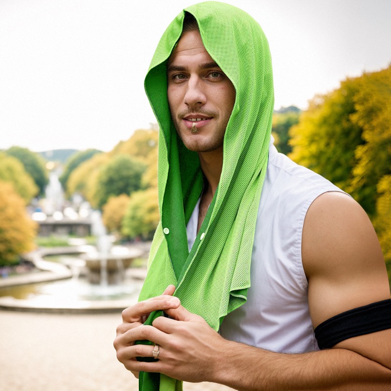 Travel Towel Quick Dry - Quick Dry Cooling Hoodie Towel UPF