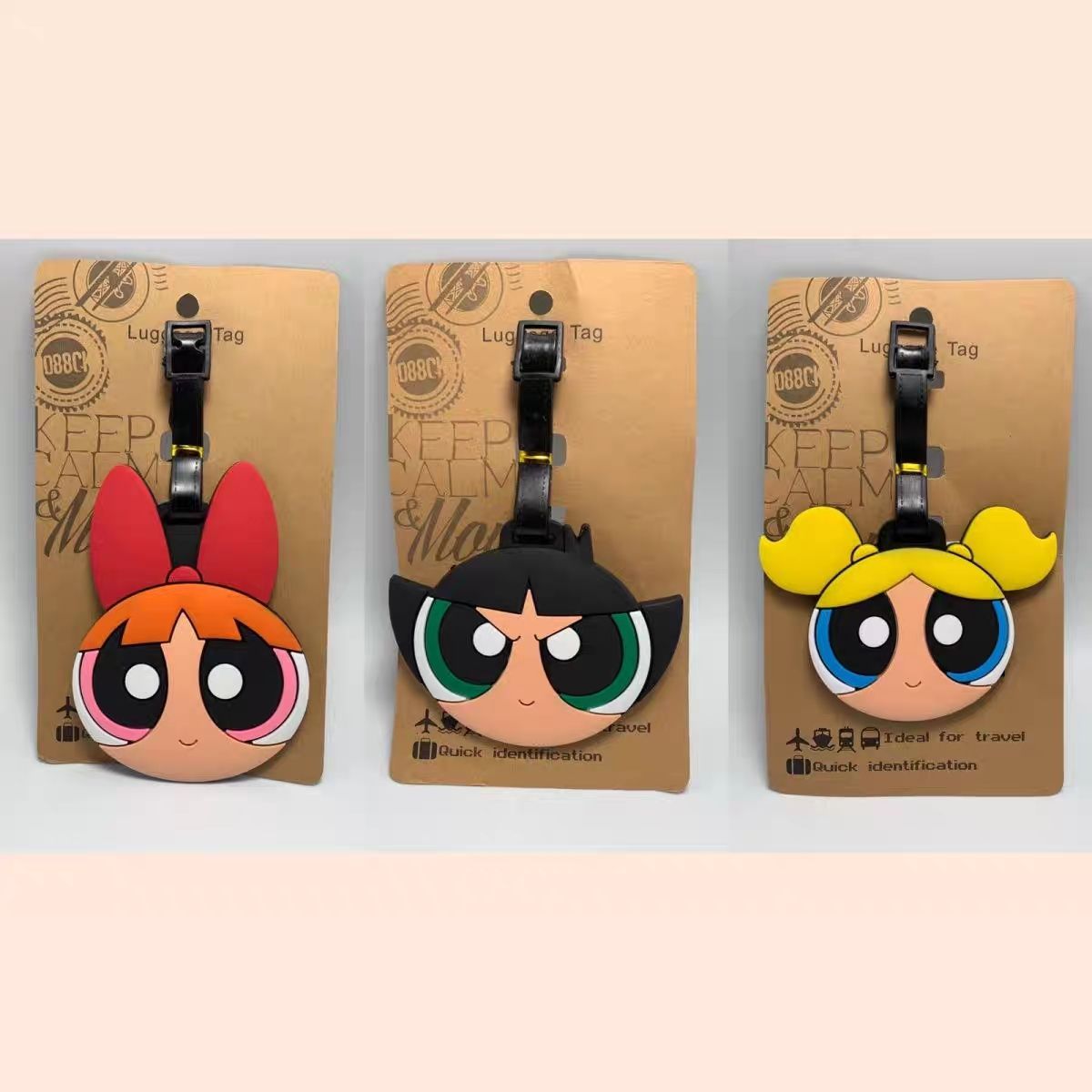 Travel Accessories Girly - Anime The Powerpuff Girls Bag Pendant