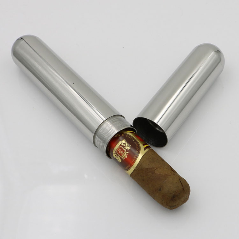 Travel Accessories Youtube - Portable Stainless Steel Cigar Case Box