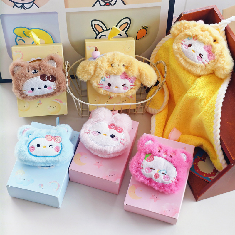Travel Accessories Girly - Valentine's Day Gift Cute Towel Cartoon
