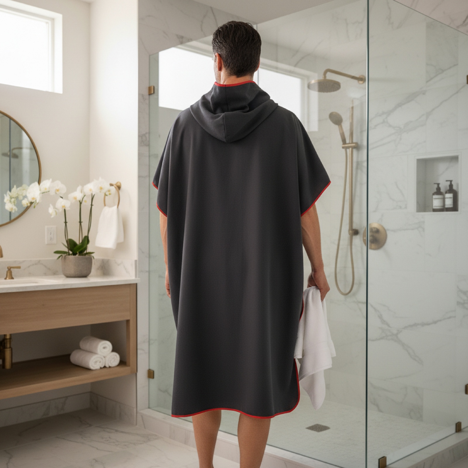 Quick Dry Poncho 80x100cm in B - огляд і ціна Travel Towel Quick Dry
