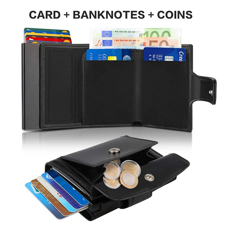 Metal Business Card Case Rfid  - огляд і ціна Passport Holder Rfid
