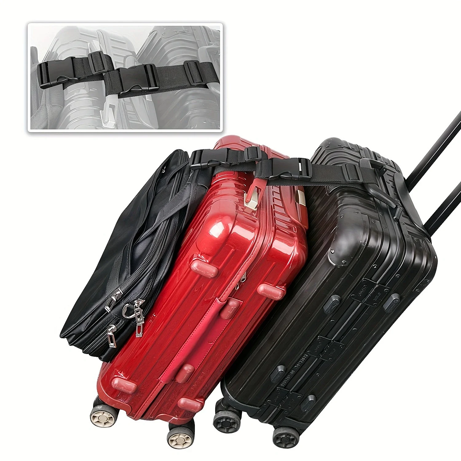 1pc Simple Adjustable Luggage  - огляд і ціна Quality Travel Accessories
