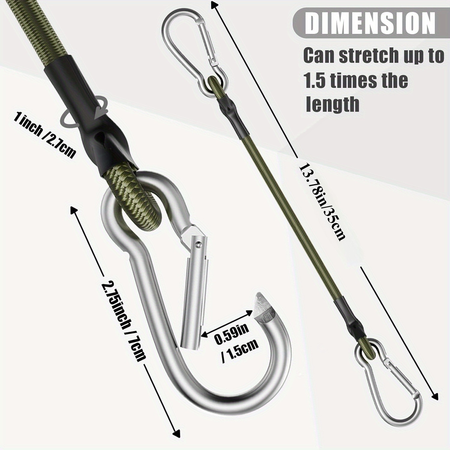 4 Heavy-Duty Rubber Belts with - огляд і ціна Luggage Strap Belt
