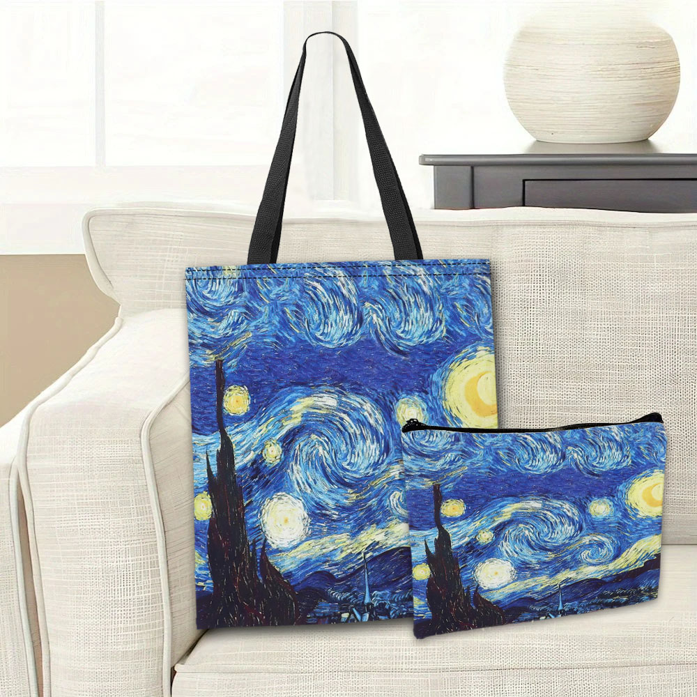 Van Gogh Series Tote Bag Cosme - огляд і ціна Travel Accessories Pouch