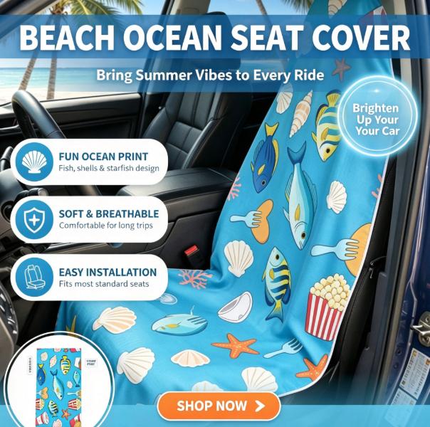 2‑in‑1 Beach Towel Car Seat Co - огляд і ціна Travel Towel Quick Dry