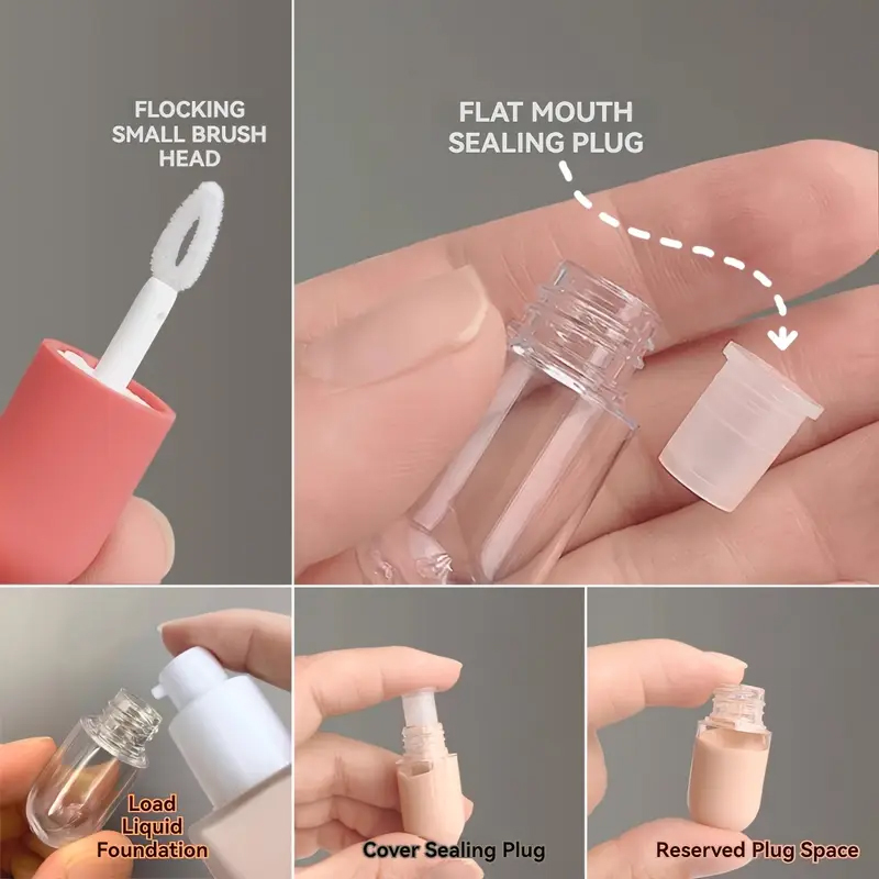 3/5Pcs Mini Empty Lip Gloss Tu - огляд і ціна Travel Accessories Youtube