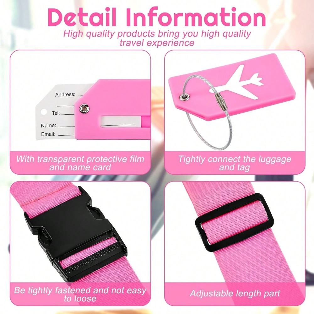 Luggage Strap Set with Luggage - огляд і ціна Luggage Strap Belt