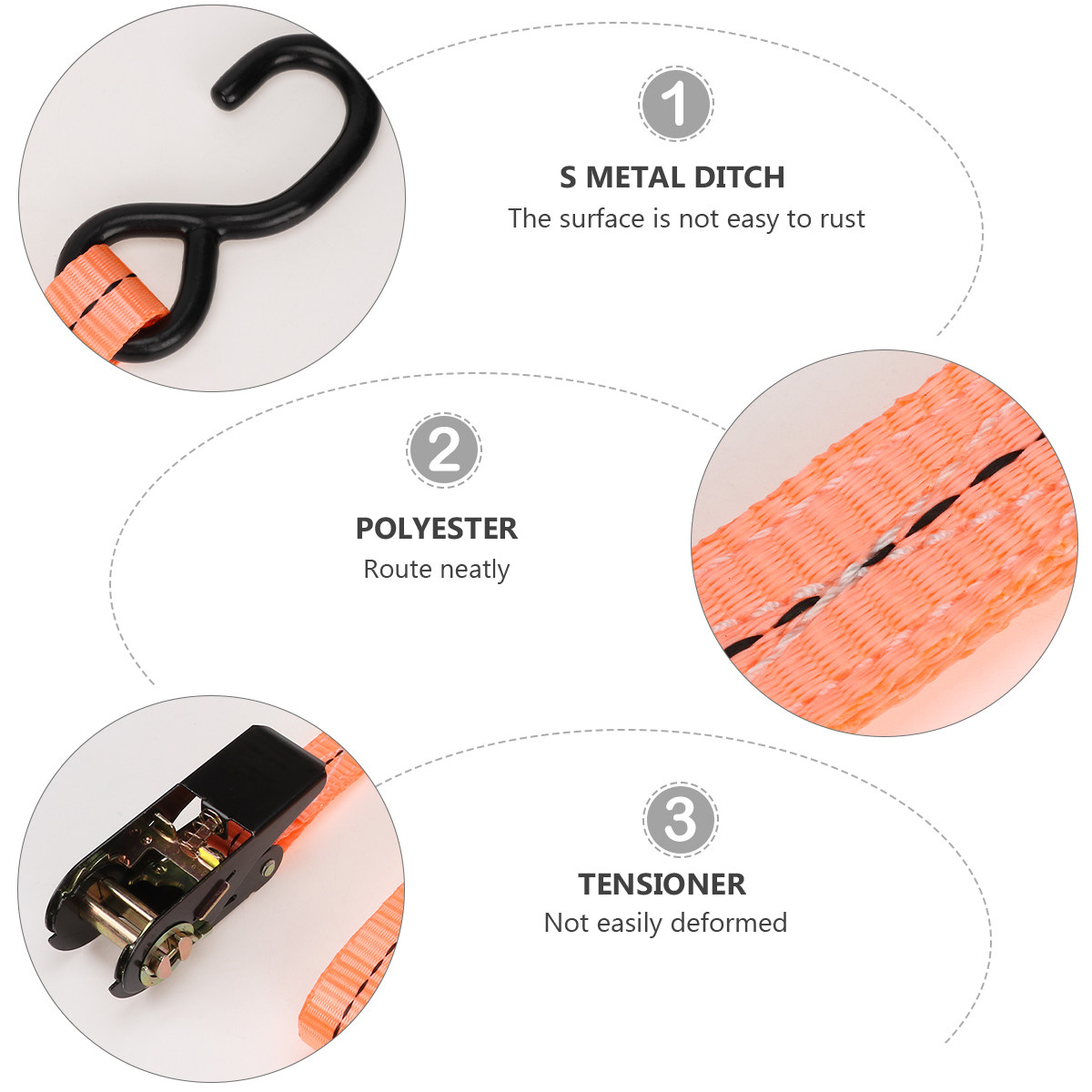 2Pcs Cargo Binding Belt Adjust - огляд і ціна Luggage Strap Belt