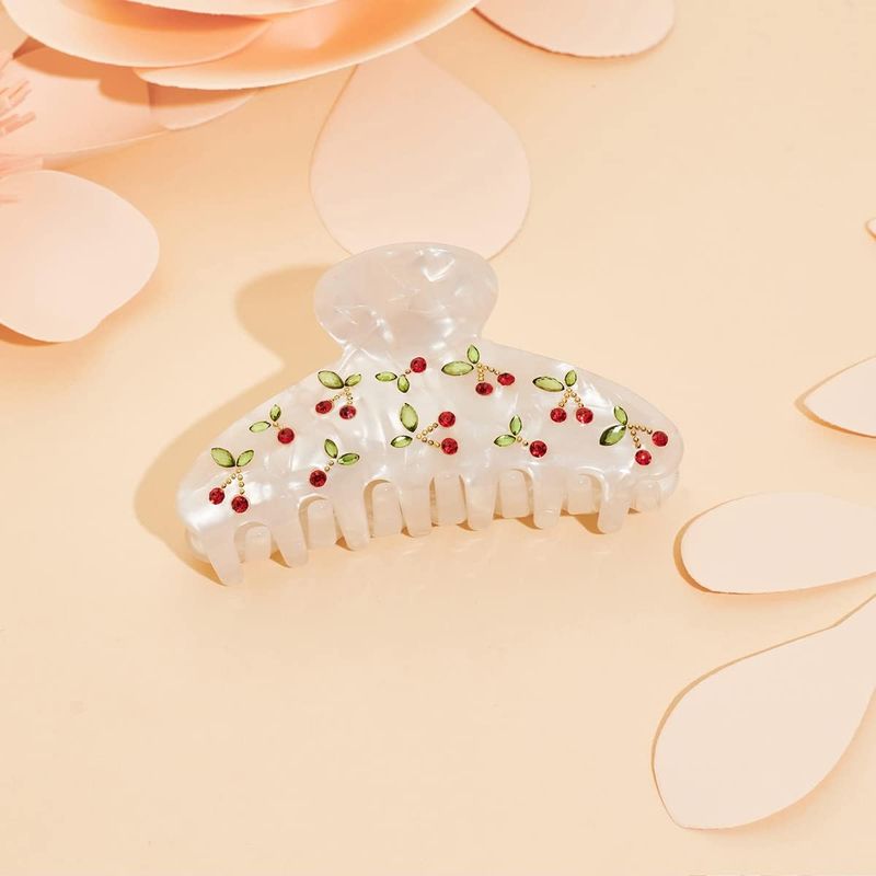 1pc Cherry hair clip, rhinesto - огляд і ціна Quality Travel Accessories