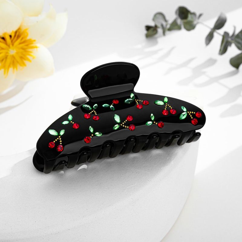 1pc Cherry hair clip, rhinesto - огляд і ціна Quality Travel Accessories