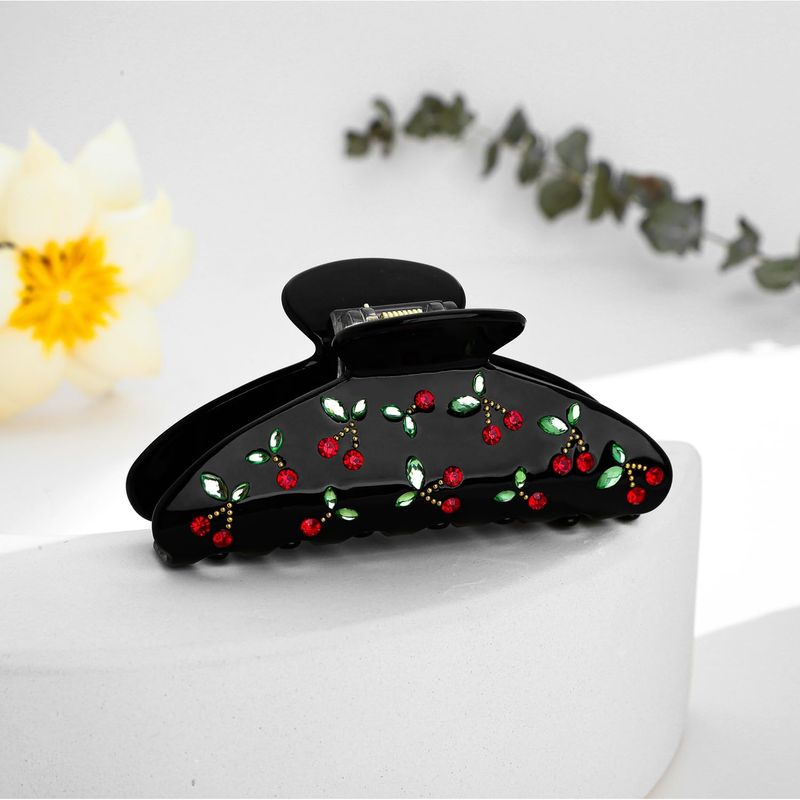 1pc Cherry hair clip, rhinesto - огляд і ціна Quality Travel Accessories