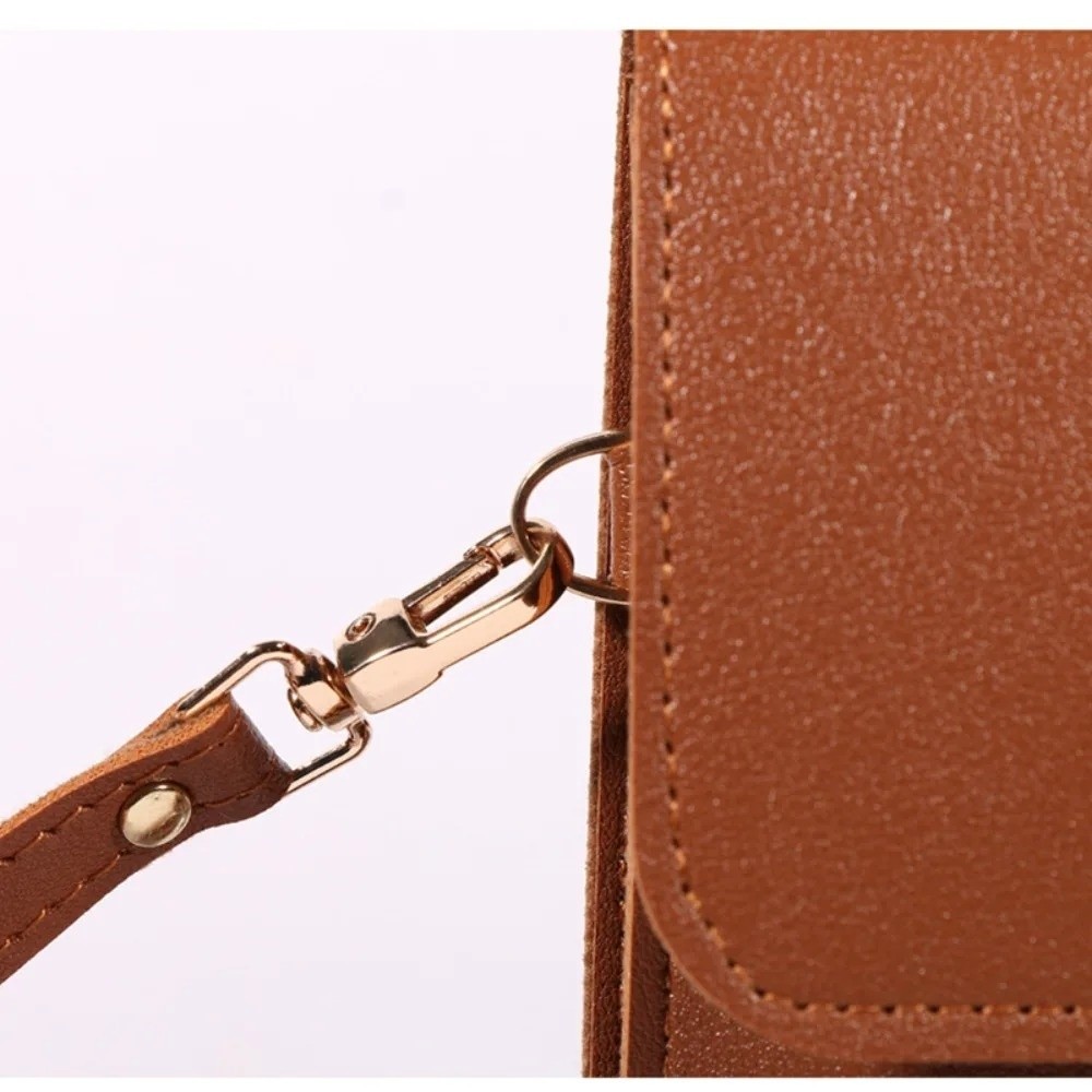 PU Leather Touch Screen Phone  - огляд і ціна Passport Holder Rfid