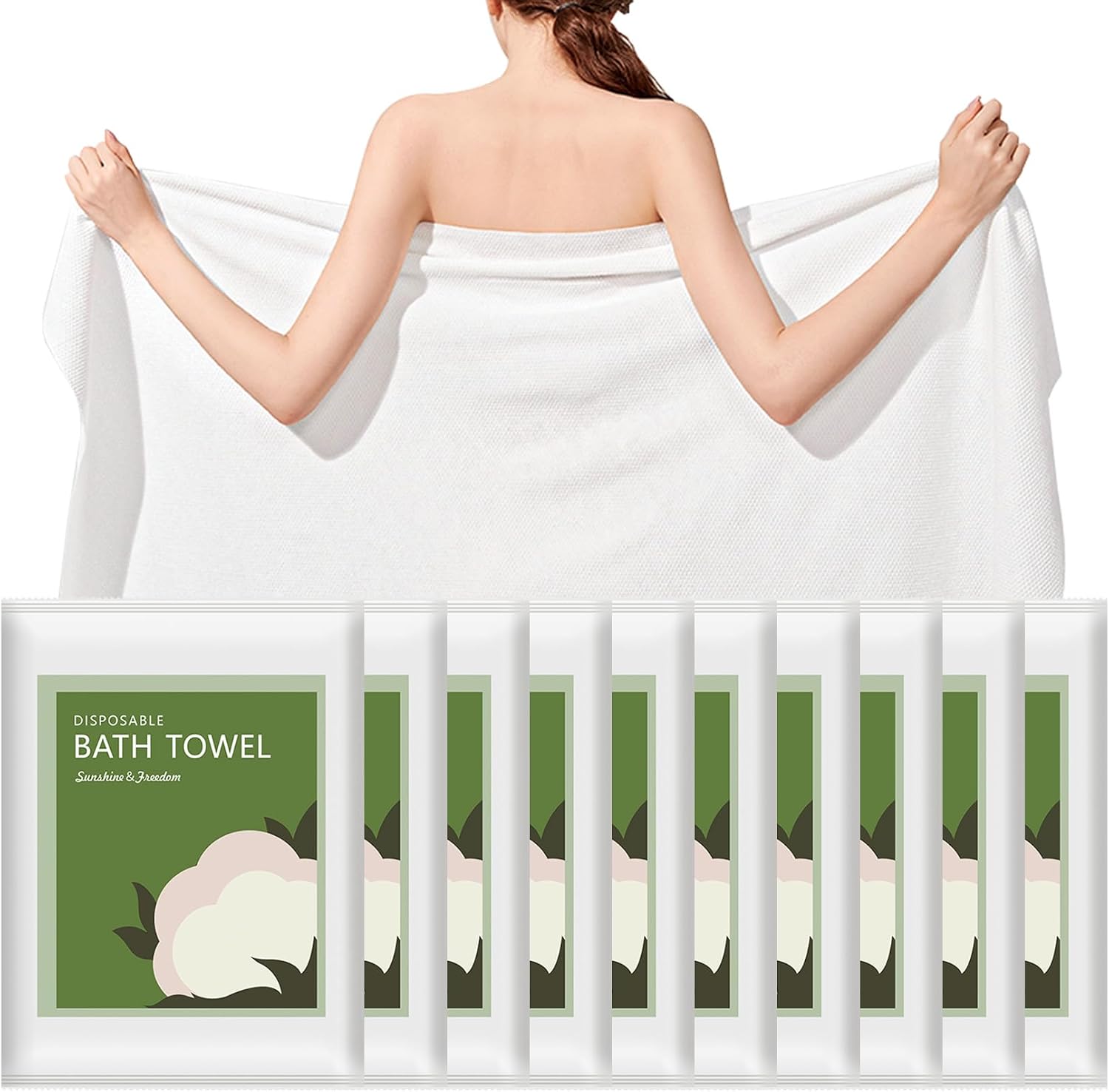 Disposable Bath Towels 10Pcs 5 - огляд і ціна Travel Towel Quick Dry