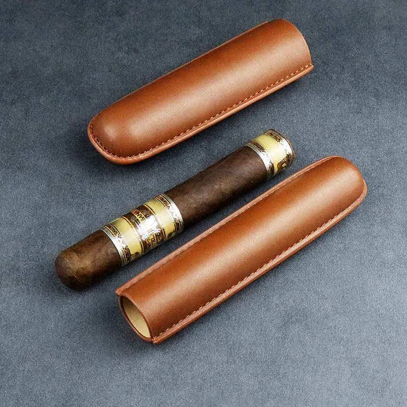 Leather Cigar Tube Humidor Por - огляд і ціна Travel Accessories Youtube