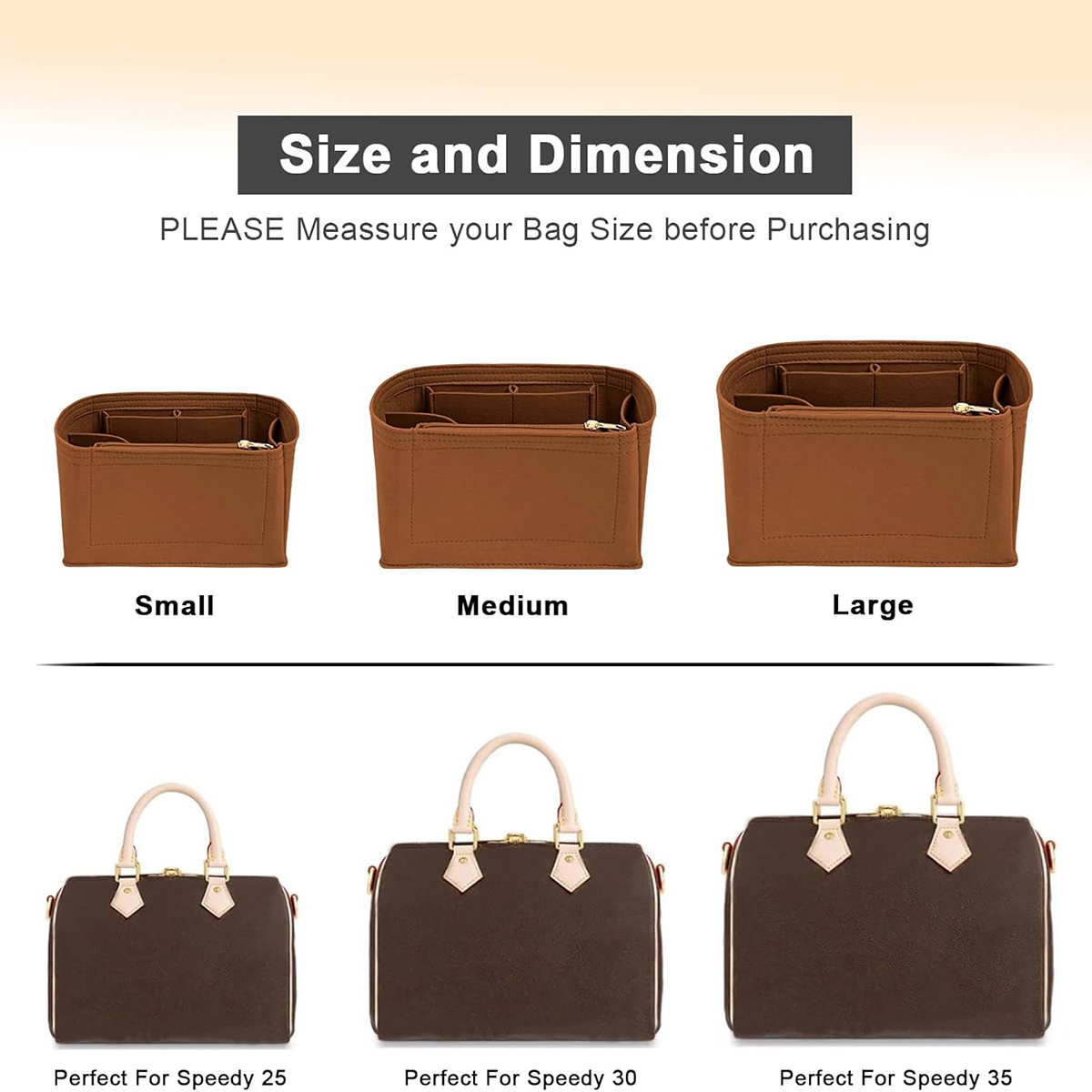 Insert Bag Organizer For LV Sp - огляд і ціна Travel Accessories Lv