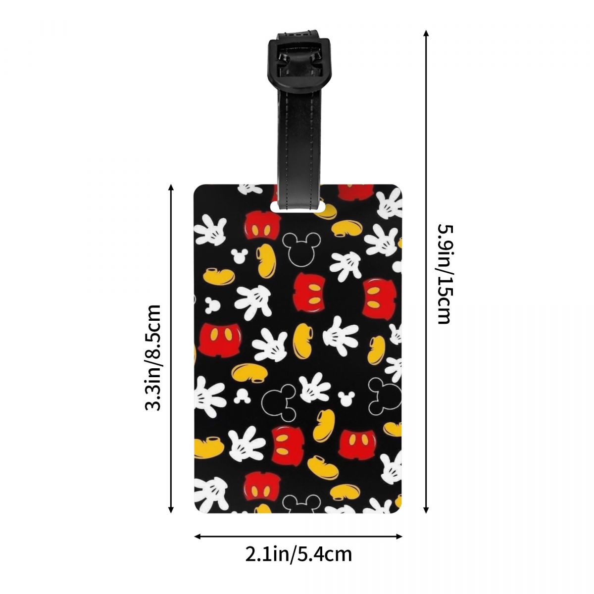 Custom M-Mouse  Luggage Tag fo - огляд і ціна Travel Accessories Name