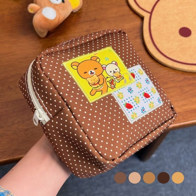 Rilakkuma Dot Pattern Makeup B - огляд і ціна Travel Accessories Pouch