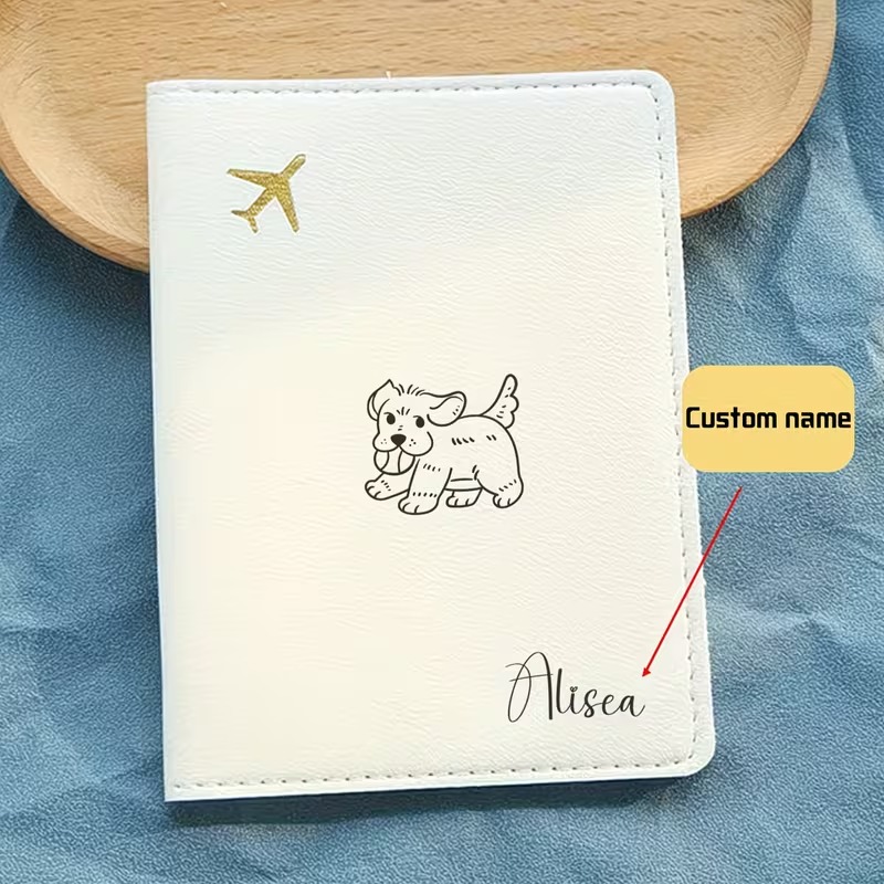 Custom Passport Cover with a C - огляд і ціна Travel Accessories For Dogs