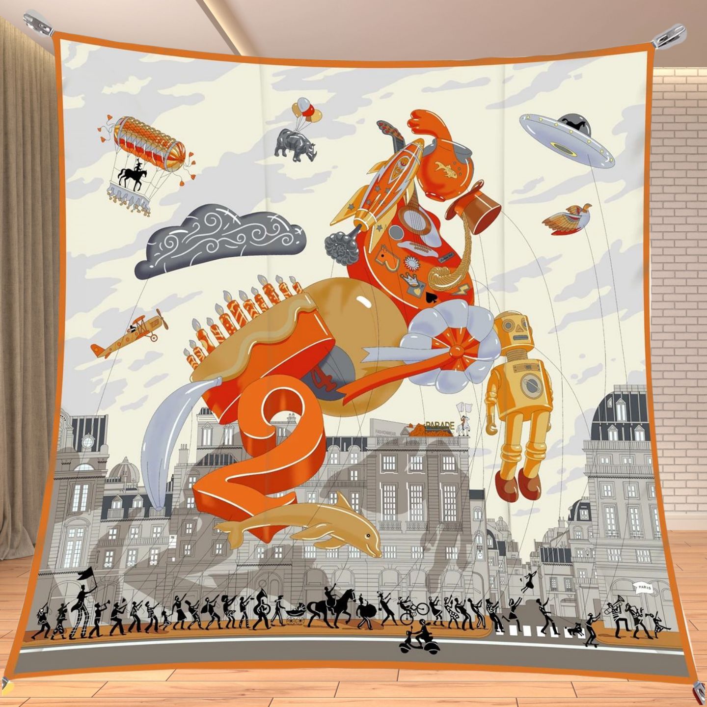 90cm Twill Silk Like Square Sc - огляд і ціна Quality Travel Accessories