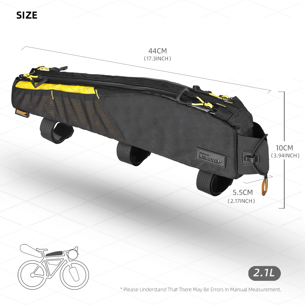 Rhinowalk Bicycle Top Tube Bag - огляд і ціна Travel Accessories Youtube