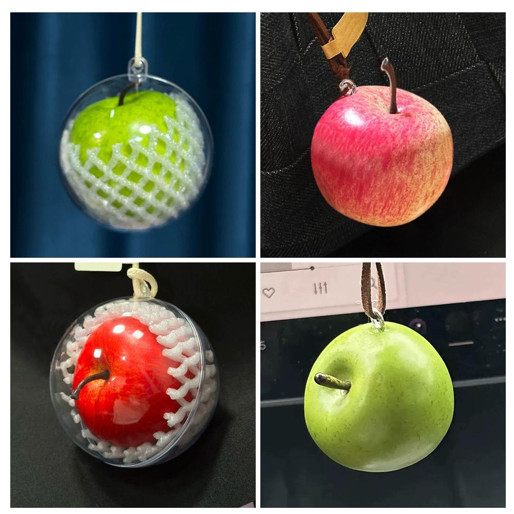 Cute Realistic Fruit Apple Key - огляд і ціна Travel Accessories Apple