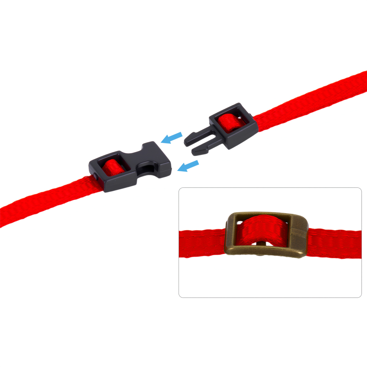 5Pcs Luggage Rope Roof Rack Ti - огляд і ціна Luggage Strap Belt