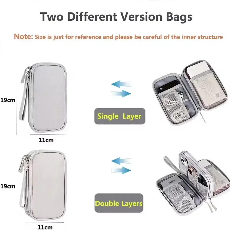 Travel Cable Bag Portable Digi - огляд і ціна Travel Accessories Pouch