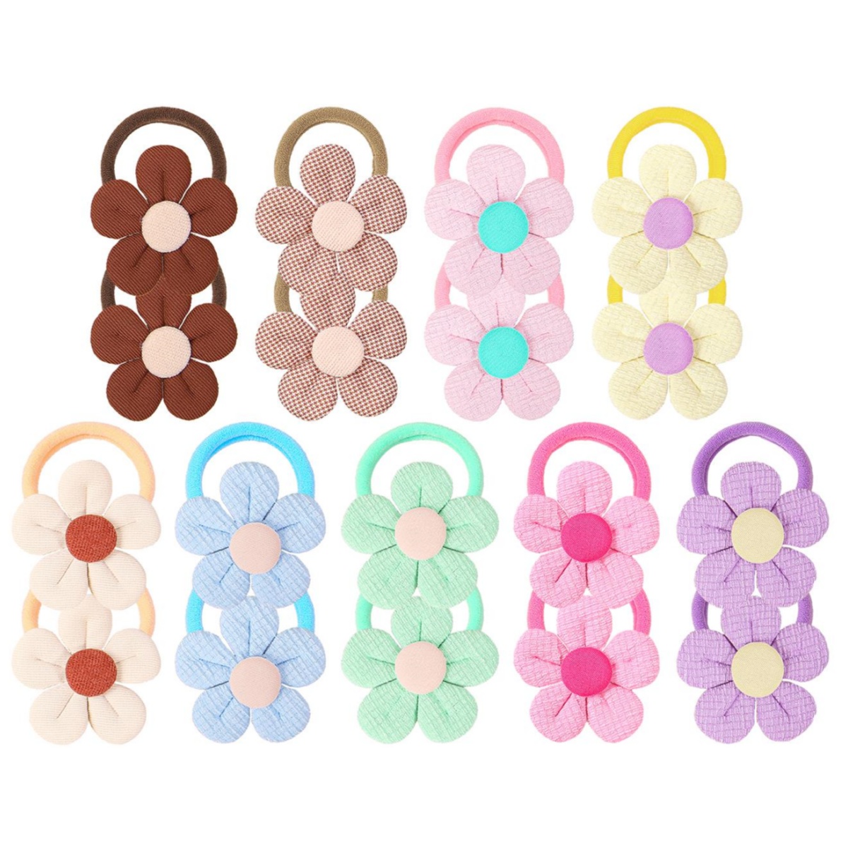 18pcs Sunflower Hair Ties Kids - огляд і ціна Travel Accessories Teens