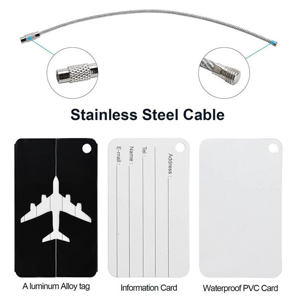 Aluminium Travel Luggage Tags  - огляд і ціна Quality Travel Accessories