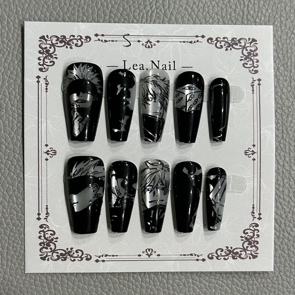 Gojo Satoru Manicure Cat's Eye - огляд і ціна Travel Accessories Girly