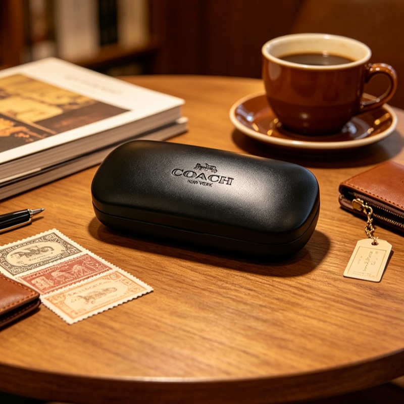 COACH Black Hard Glasses Case  - огляд і ціна Travel Accessories Gifts For Men
