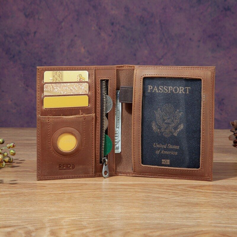 Fashionable Unisex Mad  Leathe - огляд і ціна Travel Accessories Wallet